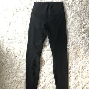 Lululemon Wunder Under 7/8 black women pants